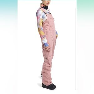 Burton Womens Gore-Tex Snow Bib Pants - Powder Blush - S
